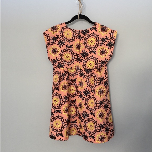 ASOS Pink + Yellow + Black Babydoll Mini Dress - Picture 2 of 15